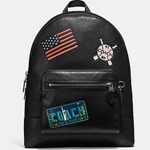 COACH AMERICAN DREAMING LEATHER BACKPACK